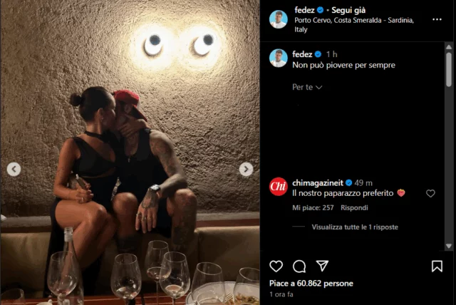 Fedez ufficializza la storia con Giulia
