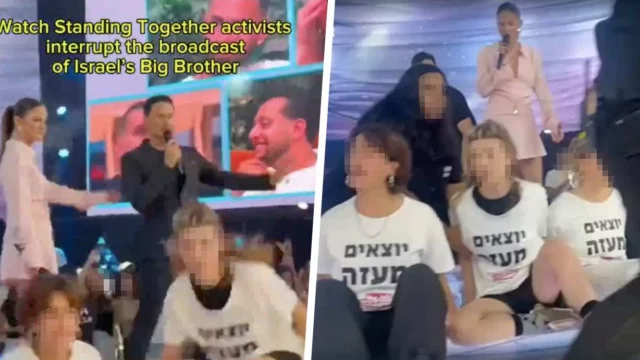 Grande Fratello israeliano interrotto in diretta attivisti
