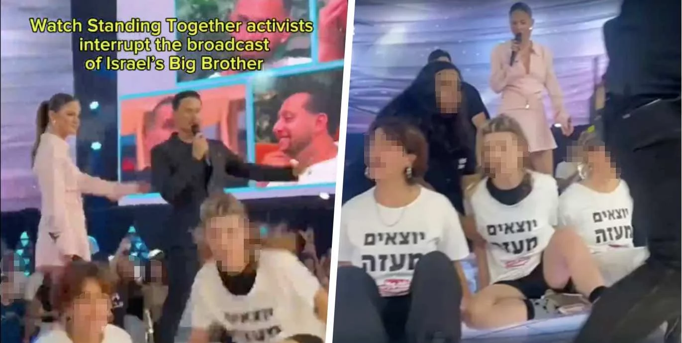 Caos al Grande Fratello israeliano, attivisti interrompono la diretta per una protesta (VIDEO)