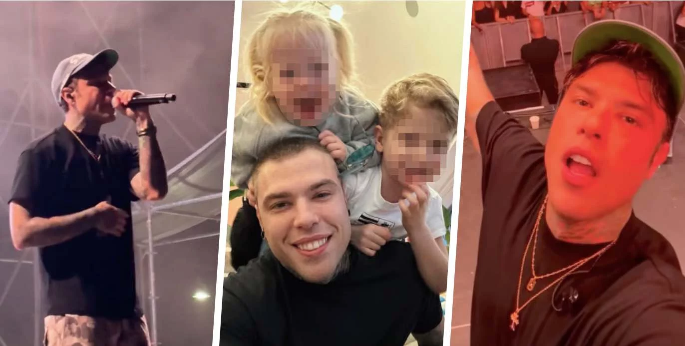 I figli di Fedez assistono per la prima volta a un suo concerto (FOTO)