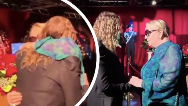 Katia Ricciarelli alla Camera Ardente, l'abbraccio in lacrime con la figlia di Pippo Baudo (VIDEO)