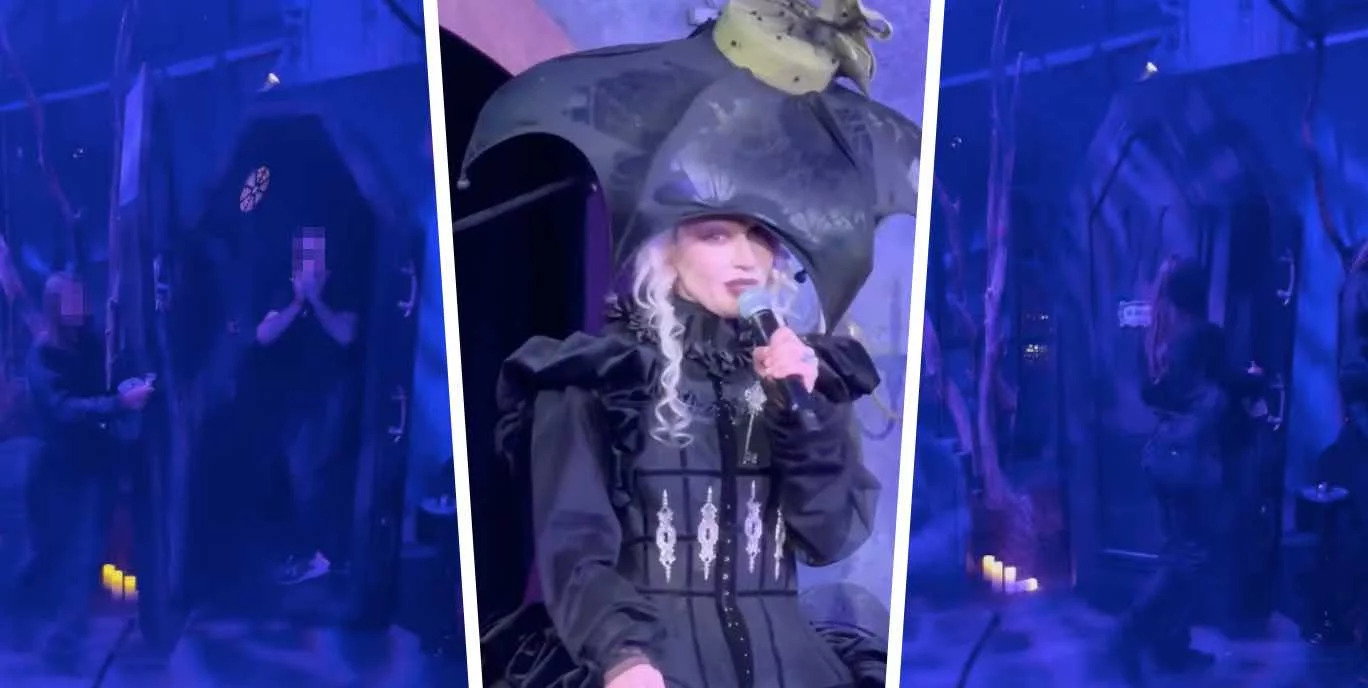 Lady Gaga fa ascoltare il nuovo brano ai fan dentro delle cabine a forma di… bara!