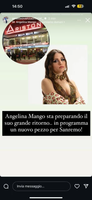 L'ipotesi di Angelina Mango a Sanremo 2026
