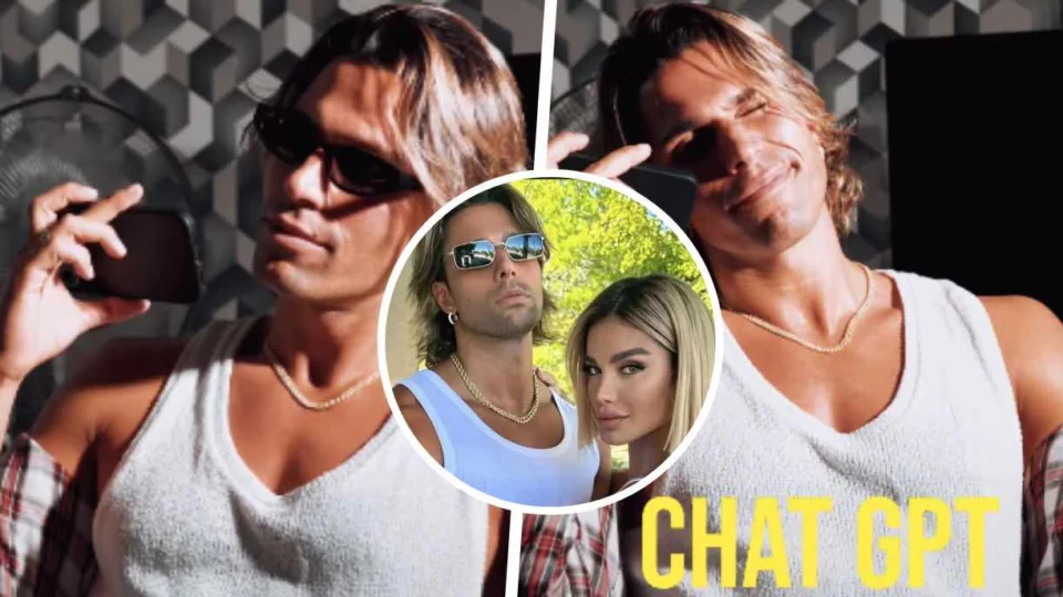 Luca Onestini lasciato dall'ex via ChatGPT, lui ne fa una canzone