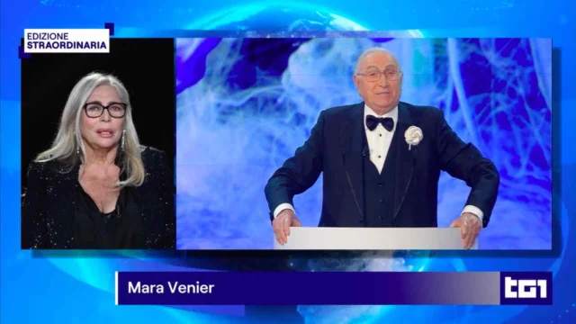 Mara Venier piange in diretta TV dopo la morte di Pippo Baudo