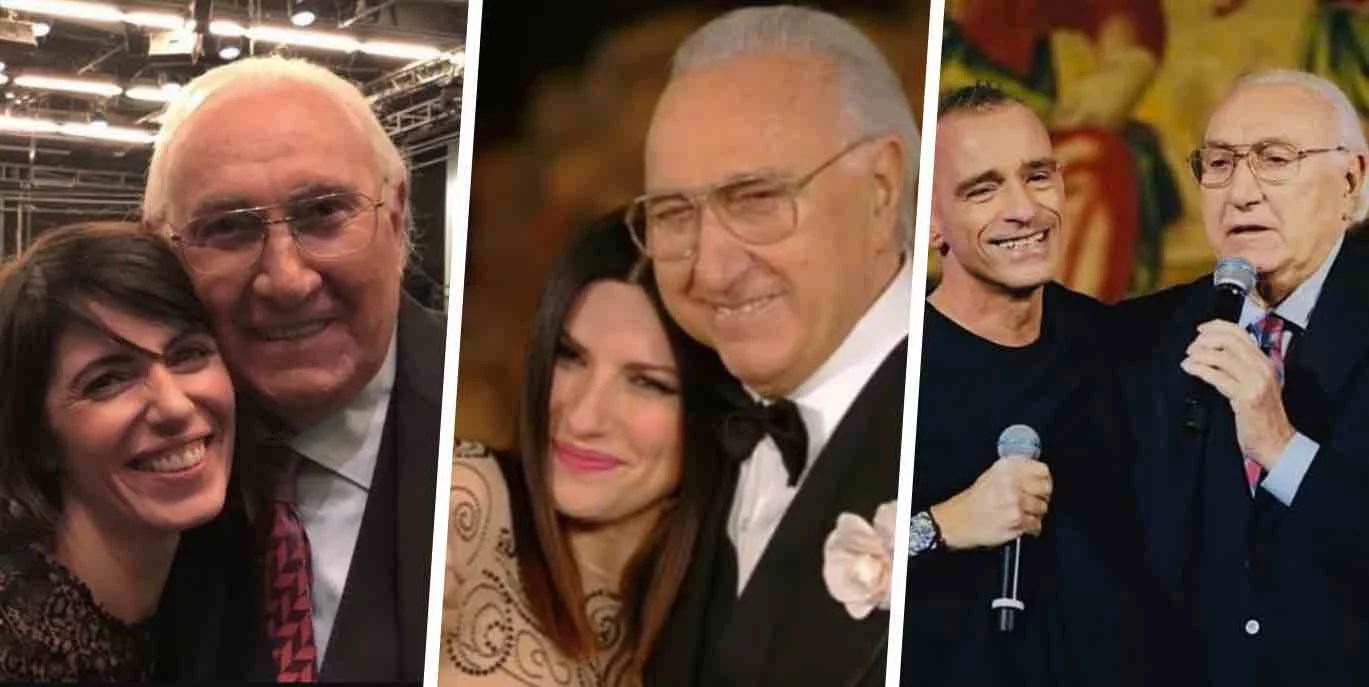 Da Laura Pausini a Giorgia e Ramazzotti: il ricordo di Pippo Baudo dei volti noti dello spettacolo