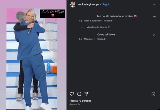 Il rumor su Giuseppe Molonia a Uomini e Donne