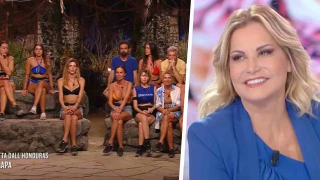 Simona Ventura naufraga ultima edizione Isola dei Famosi Grande Fratello