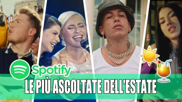 Spotify, 10 canzoni più ascoltate estate 2025