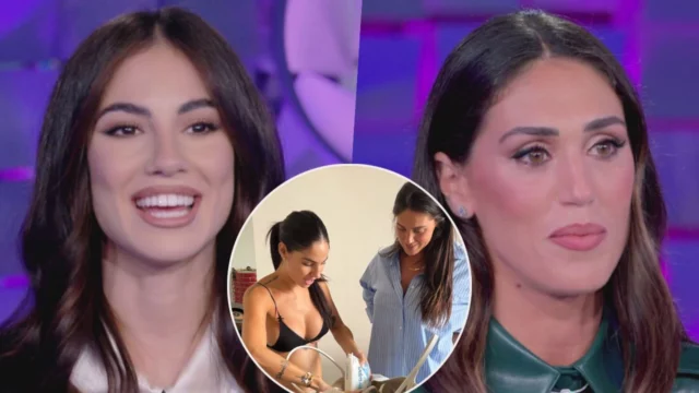 Giulia De Lellis aiuta Cecilia Rodriguez nei preparativi per il parto