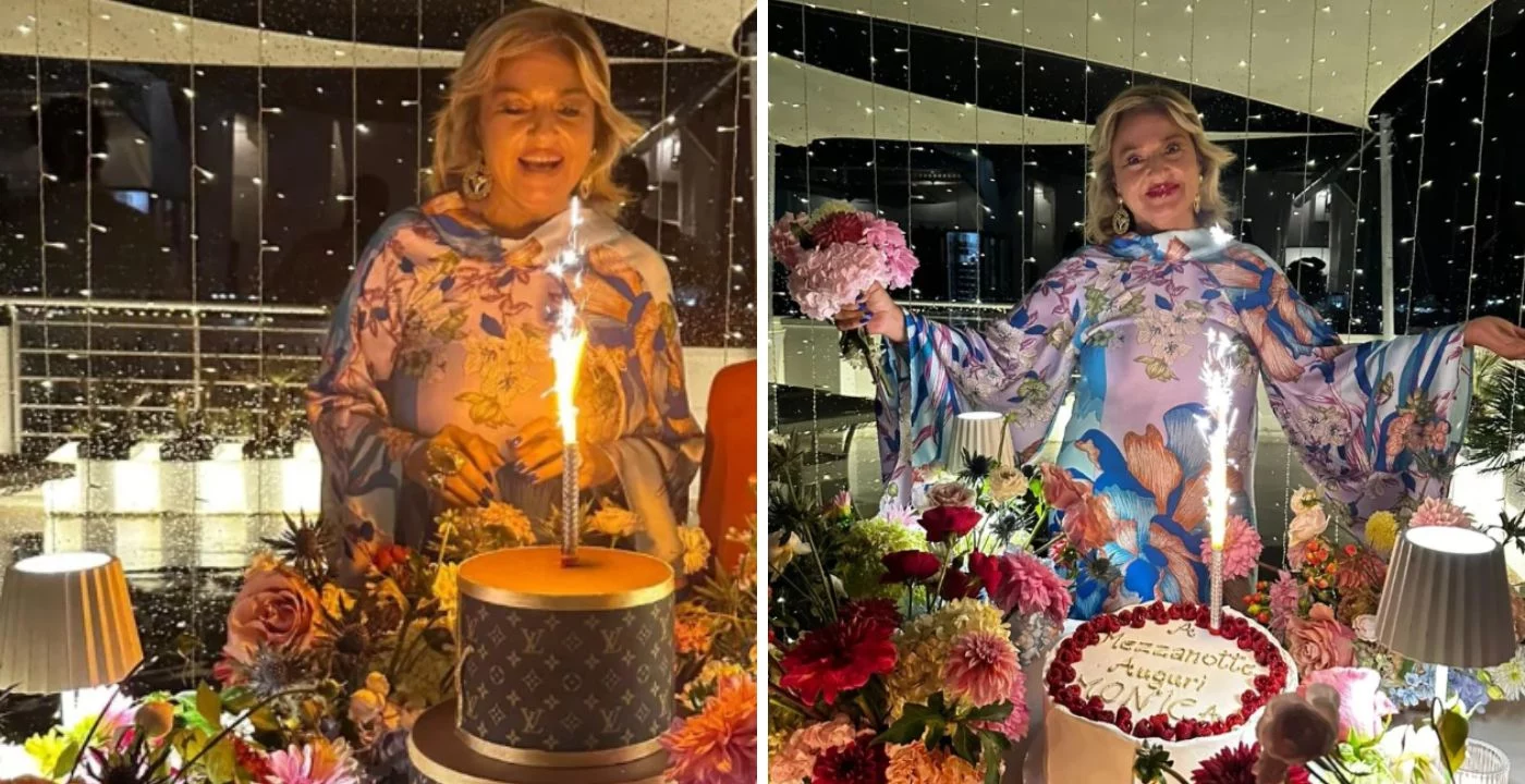 Monica Setta compie 61 anni e festeggia in grande stile con una torta Louis Vuitton (FOTO)