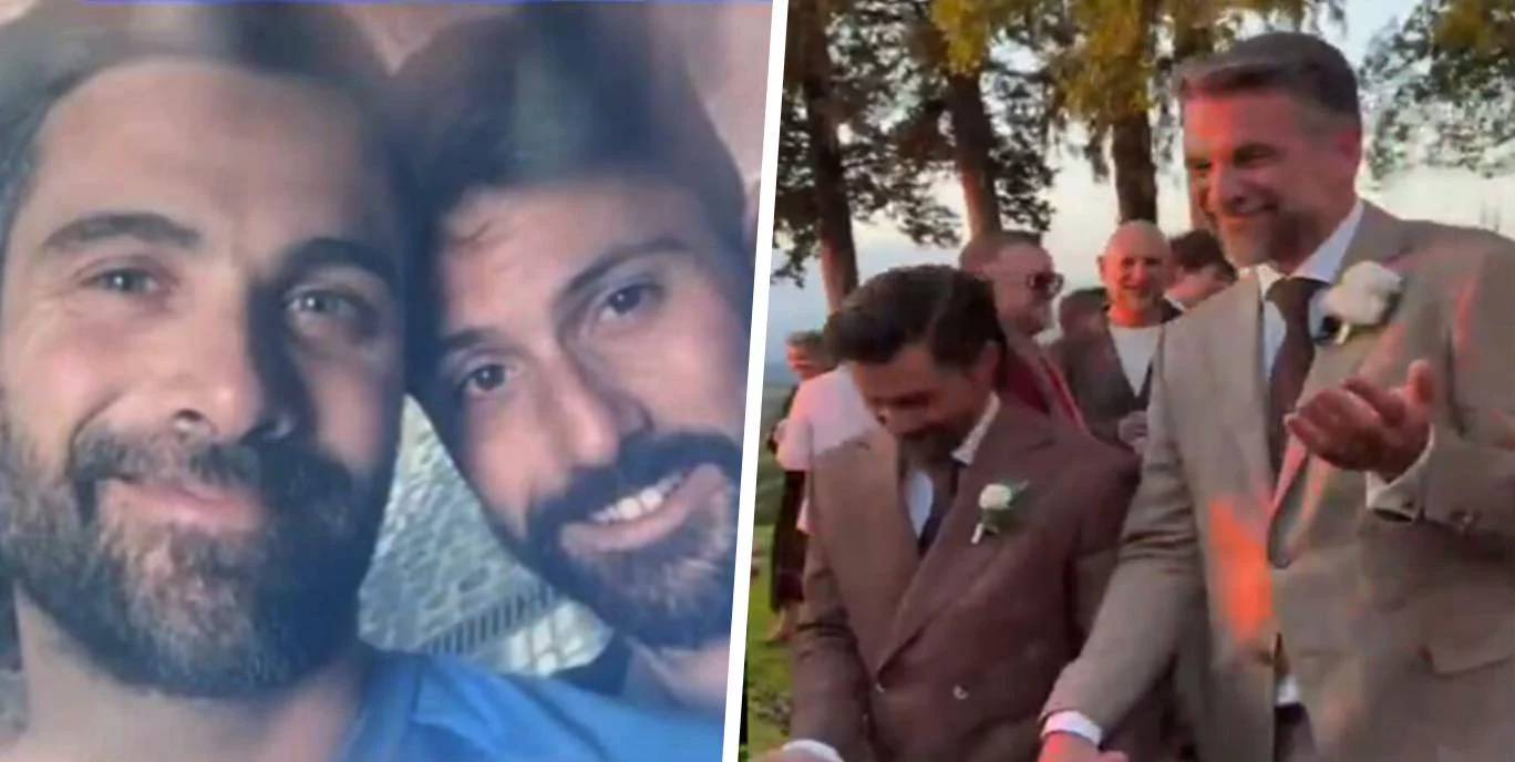 Luca Calvani ha sposato il compagno Alessandro, gli ex gieffini presenti alle nozze