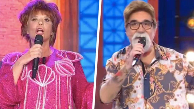 Maria De Filippi e Beppe Vessicchio scatenati a Tú sí que vales imitano Orietta Berti e Fedez, il video virale