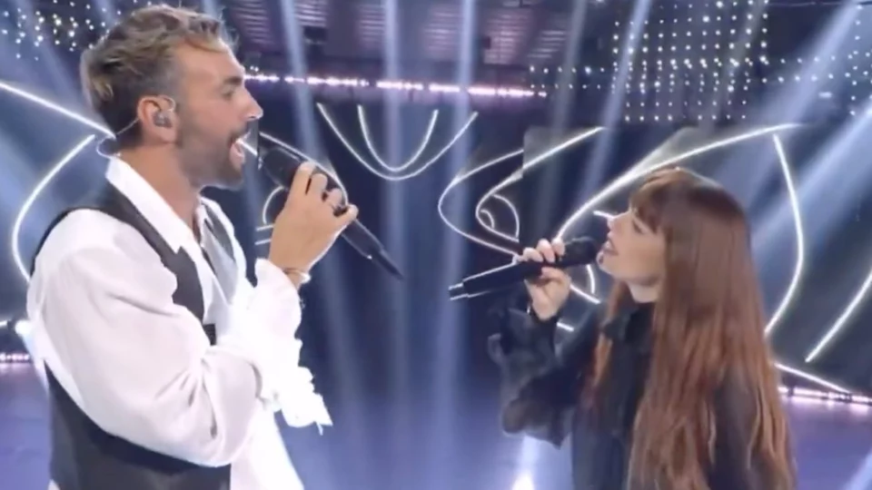 Annalisa e Marco Mengoni cantano Piazza San Marco per la prima volta