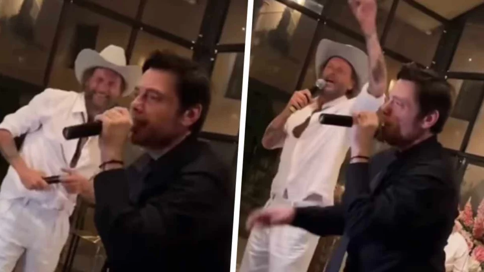 Tiziano Ferro e Jovanotti show al matrimonio del loro collaboratore, il duetto a sorpresa (VIDEO)