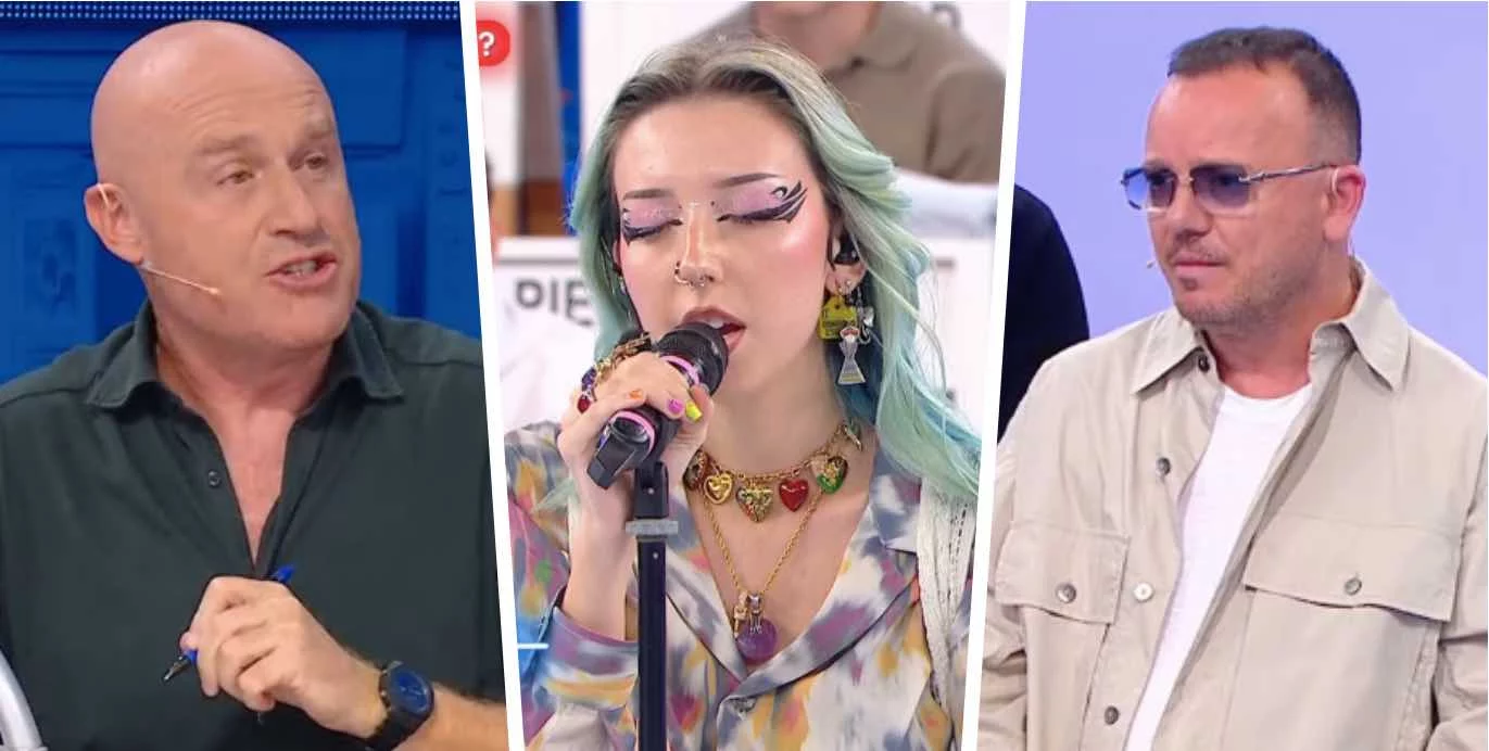 Valentina canta Brividi a cappella ed è da applausi! Rudy le assegna un 10, D’Alessio spiazzato