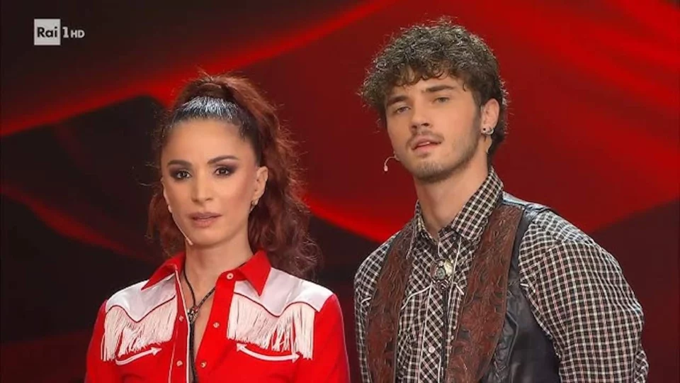 Andrea Delogu e Nikita Perotti coppia reazione