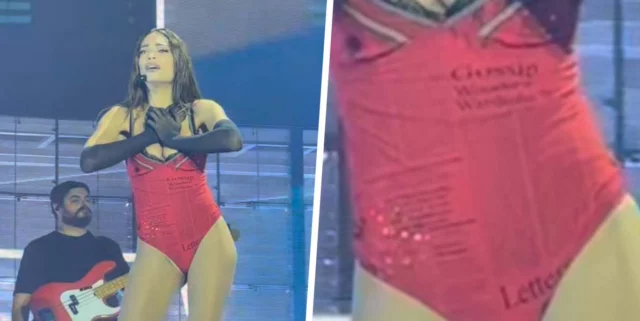 Elodie - il body indossato