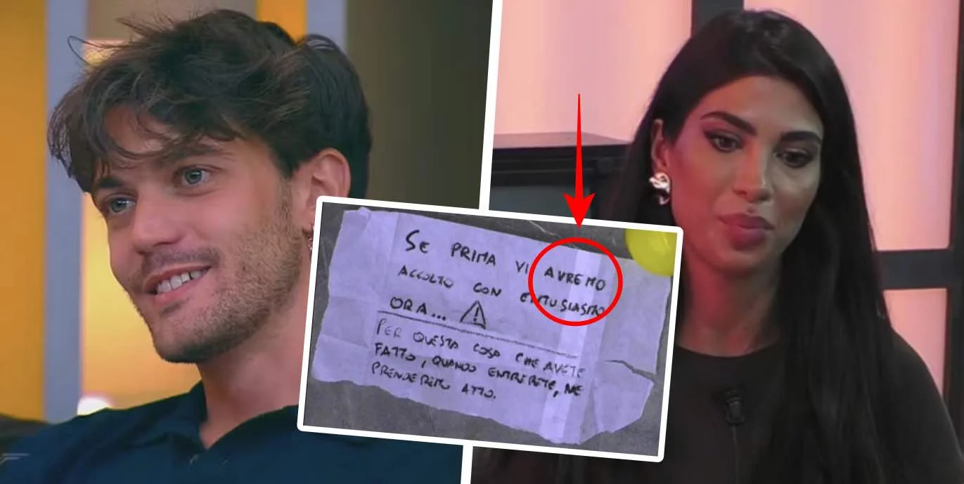 Errore da penna rossa al GF: Jonas sbaglia un verbo, Rasha lo corregge… ma fa peggio! – FOTO