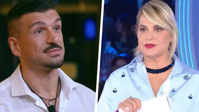 GF, Matteo minaccia di uscire, Simona Ventura lo mette alle strette