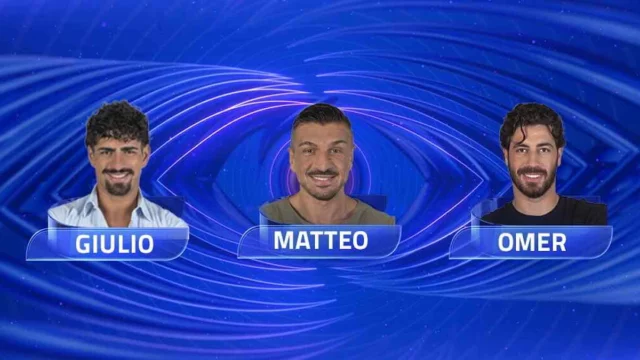 Grande Fratello: Giulio, Matteo e Omer, chi vuoi salvare? VOTA IL NOSTRO SONDAGGIO