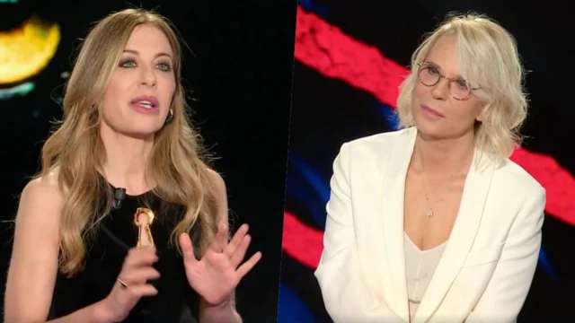 Maria De Filippi arriva a Belve e intervista Francesca Fagnani