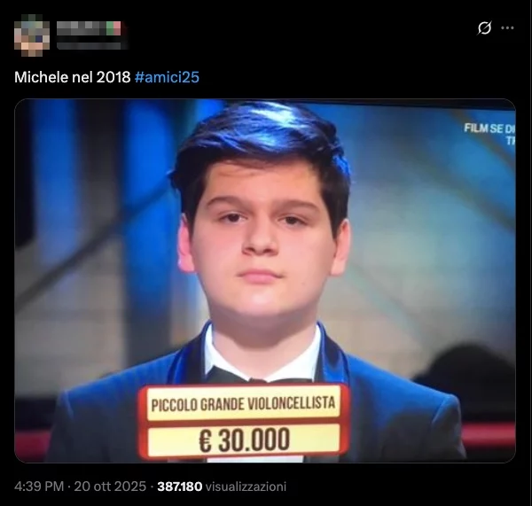Michele di Amici nel programma I Soliti Ignoti