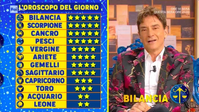 Oroscopo Paolo Fox 23 ottobre 2025, classifica previsioni segni