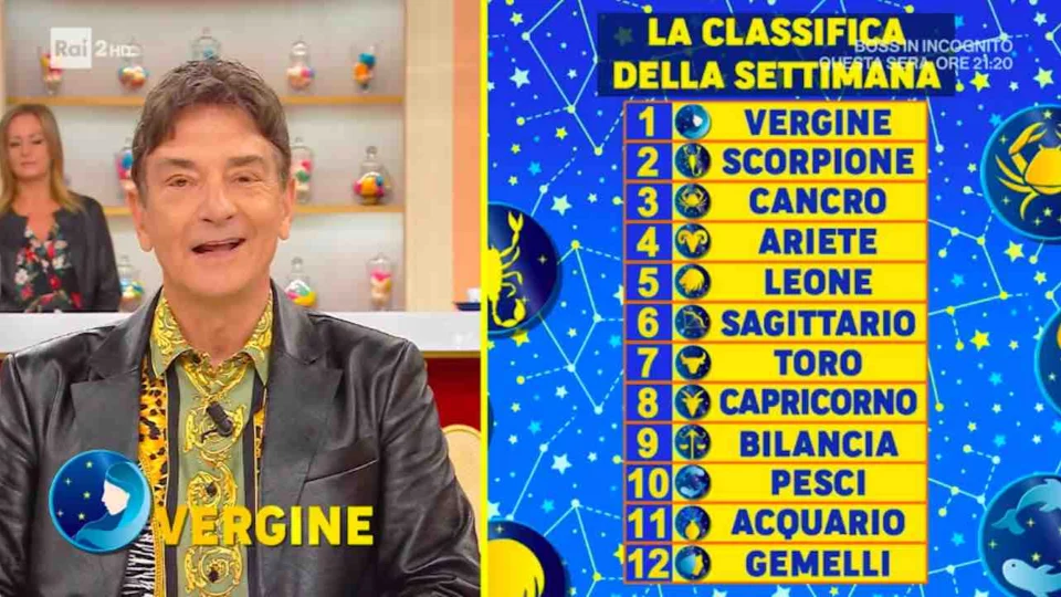 Oroscopo Paolo Fox settimana- classifica dal 6 al 12 ottobre 2025