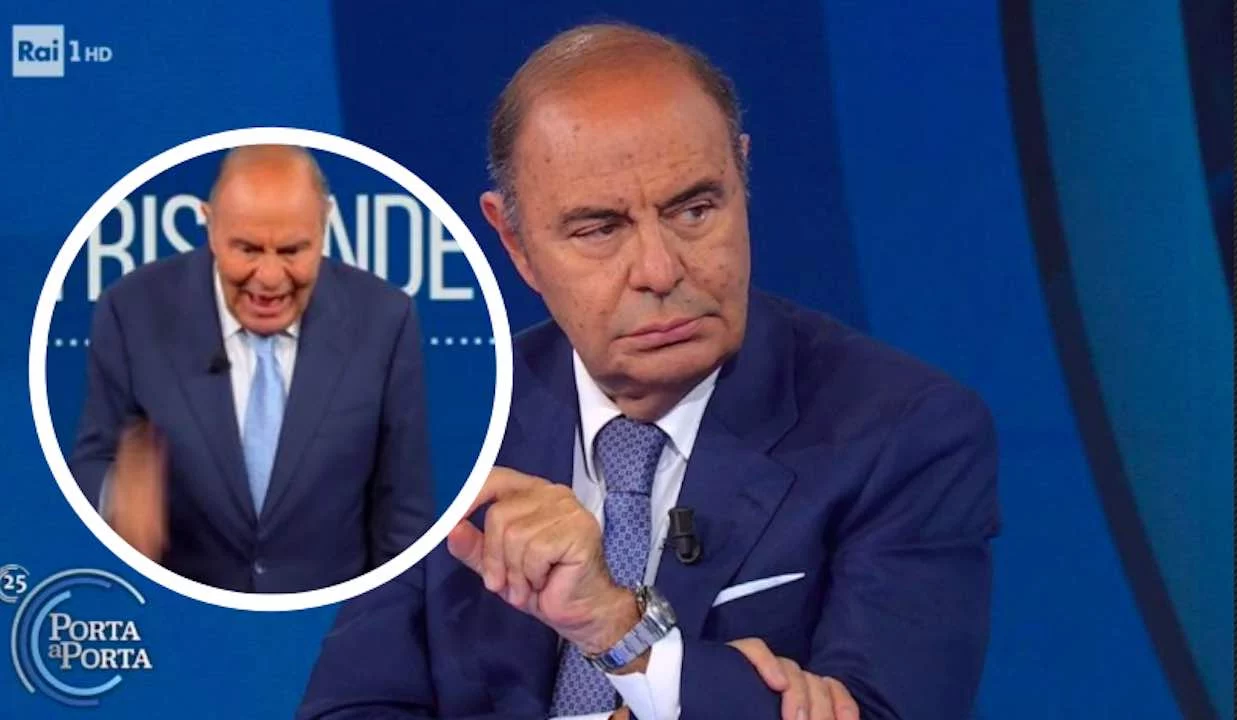 Porta a porta definito “programma d’intrattenimento”, Bruno Vespa perde le staffe in diretta