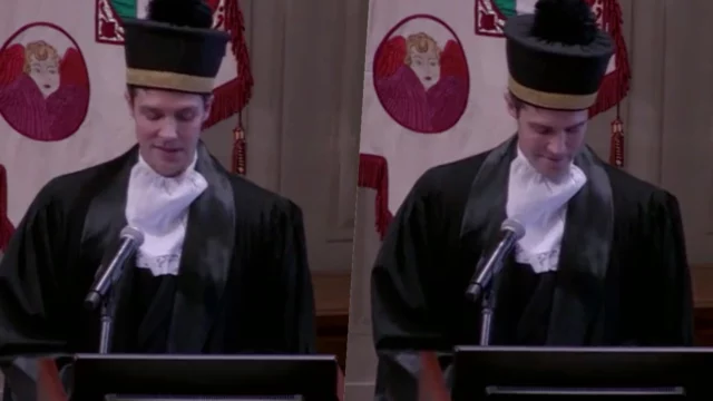 Roberto Bolle riceve la laurea magistrale honoris causa e si commuove