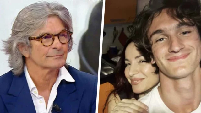 Roberto Alessi vicino ad Andrea Delogu dopo la scomparsa del fratello Evan