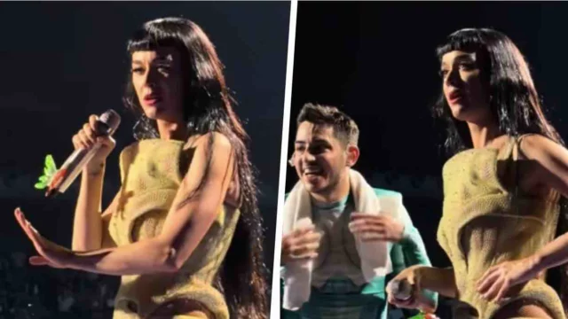 A Katy Perry cantano 