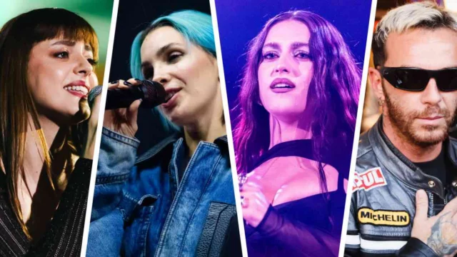 Annalisa: Alessandro Bremec / IPA Gaia: Mirko Fava/ TSCK / LiveMedia / IPA Rose Villain: Francesco Luciano / ZUMA Press Wire / ShutterStock / IPA Salmo: Alessandro Bremec / IPA