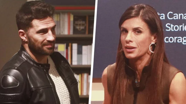 CREDITI FOTO: Alvise Rigo ed Elisabetta Canalis: Paolo Della Bella / IPA