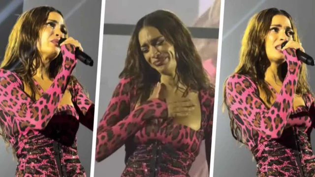 Elodie in lacrime durante il concerto a Eboli si scusa: 