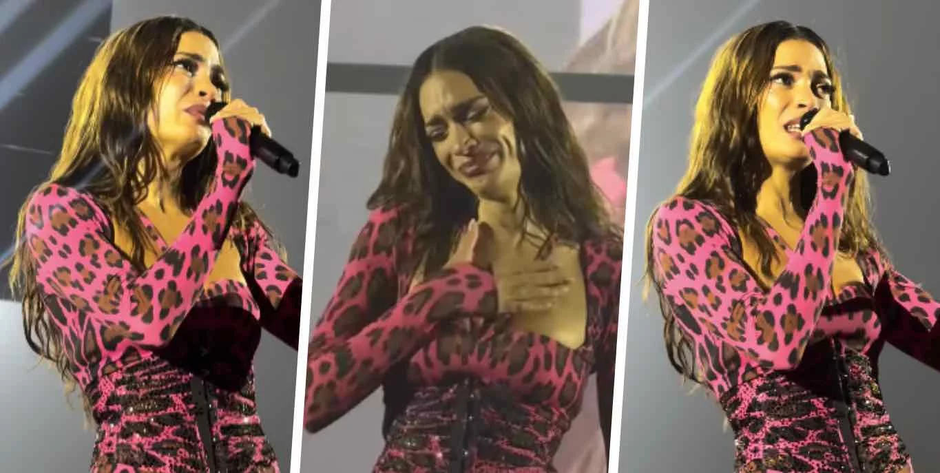 Elodie in lacrime durante il concerto a Eboli, si scusa: “Faccio fatica a cantare, ho un abbassamento di voce”