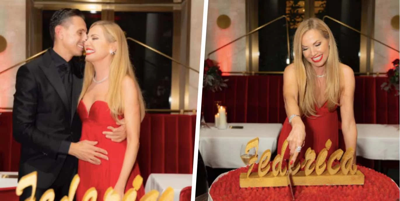 Compleanno da sogno per Federica Panicucci, tra amore e stile impeccabile