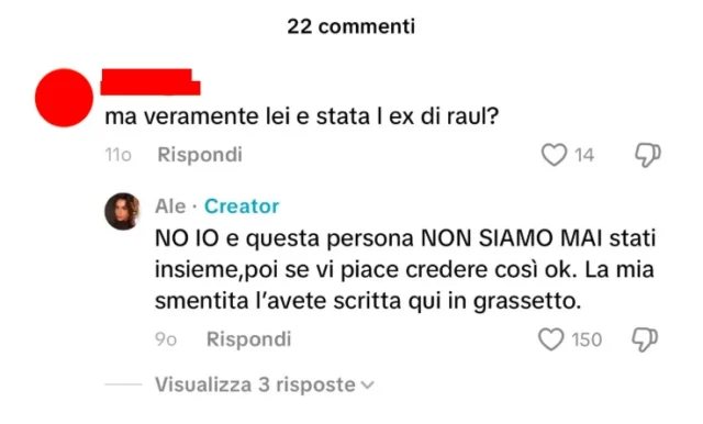 Il commento di Alessia, corteggiatrice di Ciro a Uomini e Donne