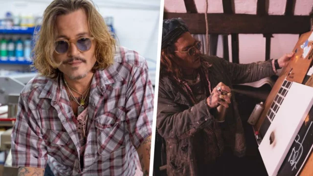 Johnny Depp debutta in Italia come artista: arriva “Yesterday’s Flowers” con Deodato Arte