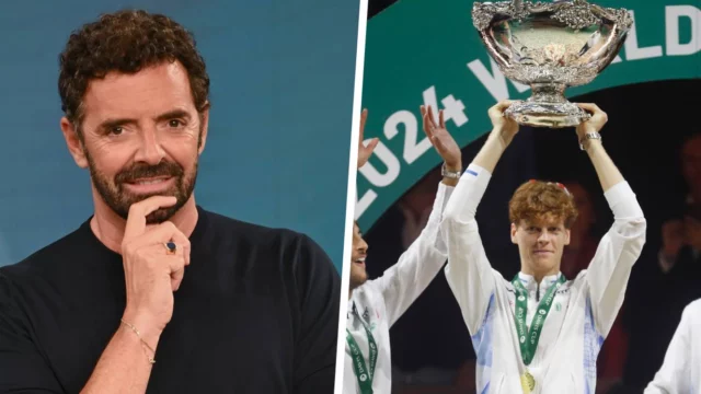 La Vita in Diretta oggi 21 novembre non va in onda per La Coppa Davis -CREDITI FOTO Jannik Sinner- Felice Calabrò / FOTOGRAMMA / IPA Alberto Matano- Maurizio D'Avanzo / MD Photo / IPA