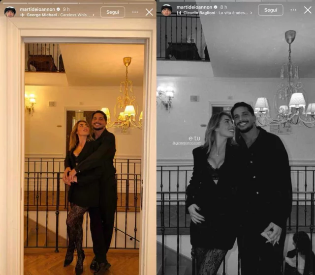 La storia Instagram di Martina de Ioannon con Gianmarco Steri