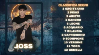 Oroscopo di Joss dal 1° al 7 dicembre 2025 previsioni classifica segni