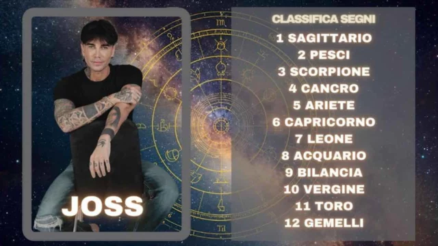 Oroscopo di Joss dal 24 al 30 novembre previsioni classifica segni