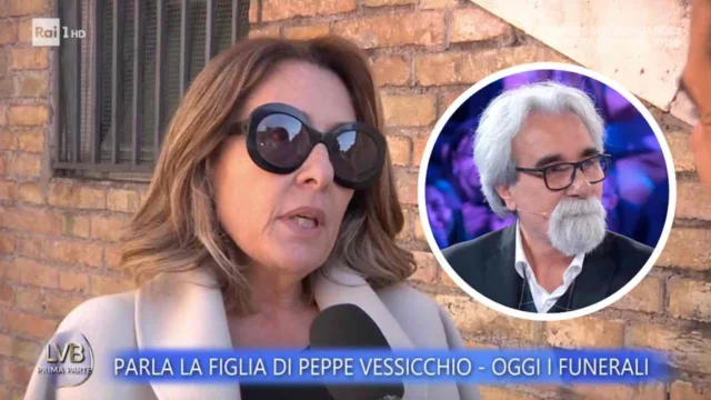 Peppe Vessicchio, le prime parole della figlia dopo la morte