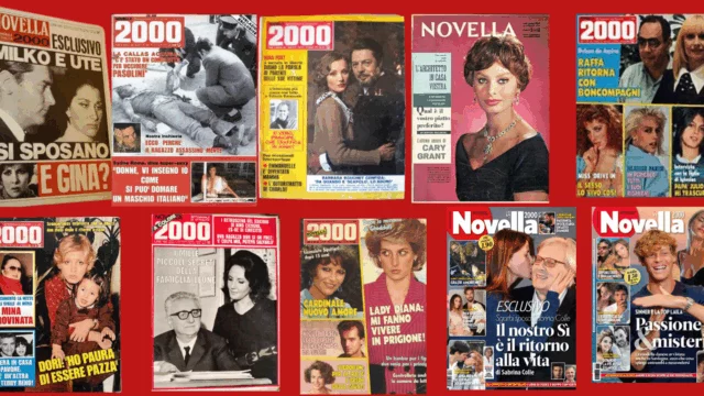 Negli archivi di Novella 2000, un secolo di gossip (e non solo)