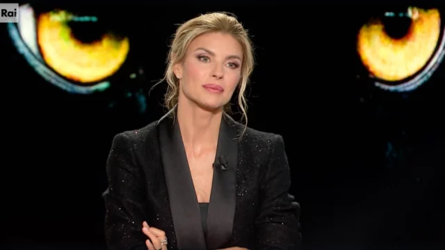 Martina Colombari a Belve si commuove parlando del figlio Achille