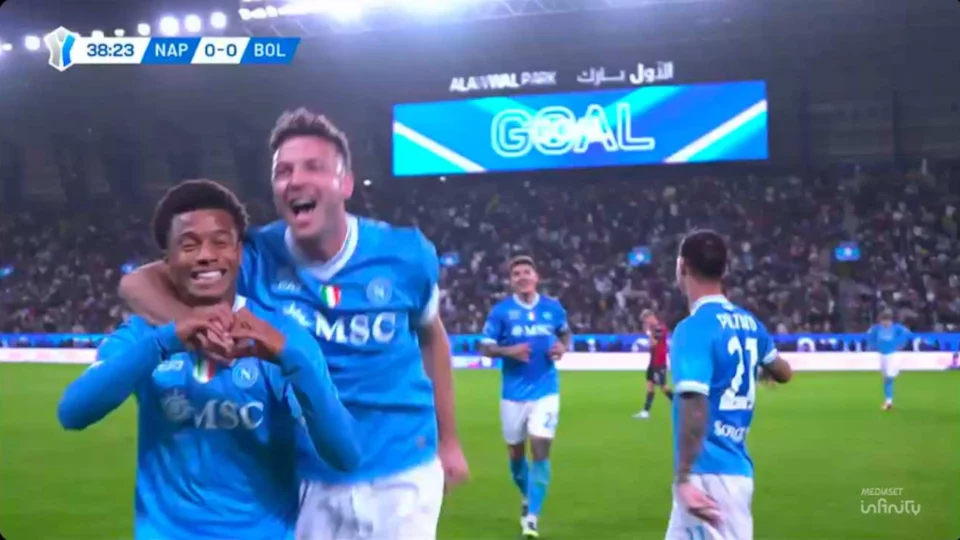 Il Napoli vince la Supercoppa Italiana 2025