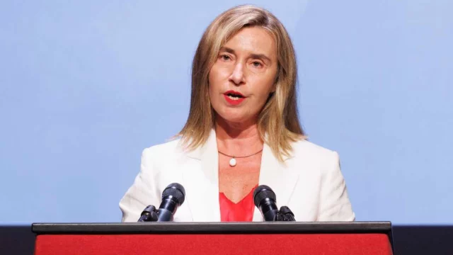 Inchiesta fondi UE- Mogherini, Sannino e Zegretti rilasciati dopo gli interrogatori nella notte - CREDITI FOTO- BENOIT DOPPAGNE/Belga / IPA