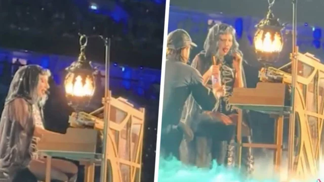 Lady Gaga interrompe il concerto per... starnuti improvvisi, il video virale